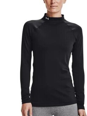 Under Armour Women's ColdGear Authentics Mock Neck Pullover 2.0